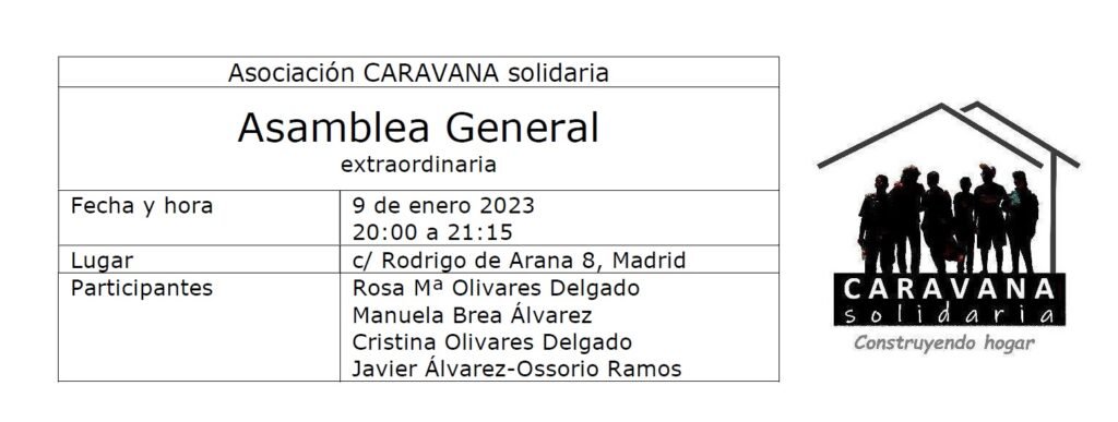 Asamblea general extraordinaria