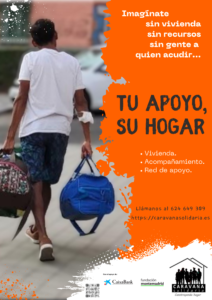 Cartel tu apoyo su hogar