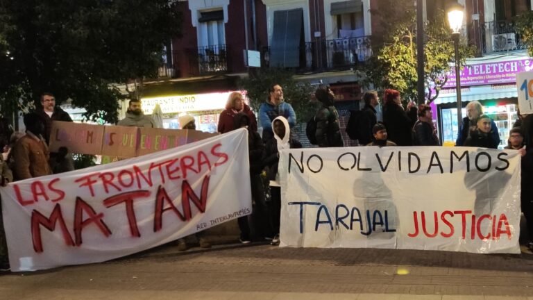 Concentración en Lavapiés por Tarajal