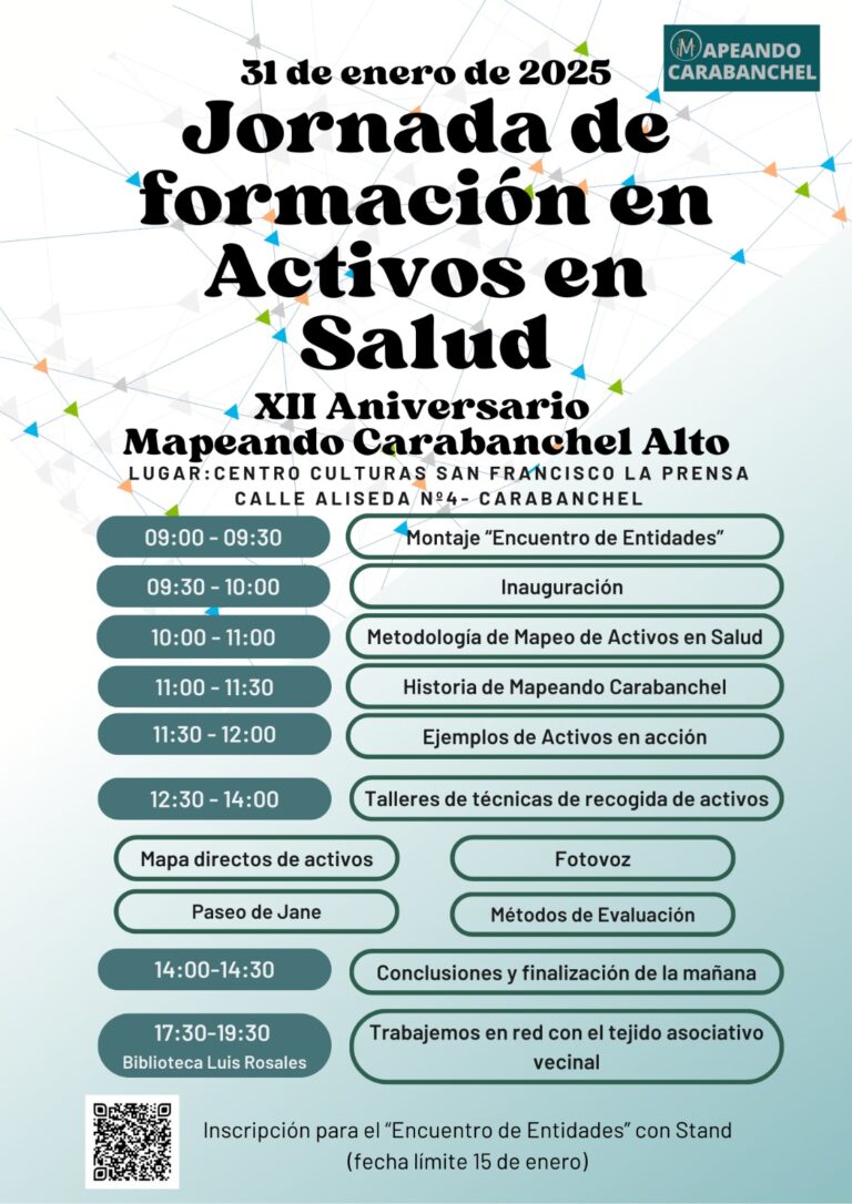 Programa jornada mapeando carabanchel alto