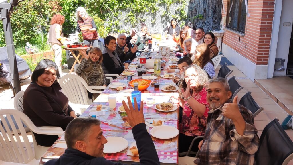 Todo el grupo en Jueves Santo