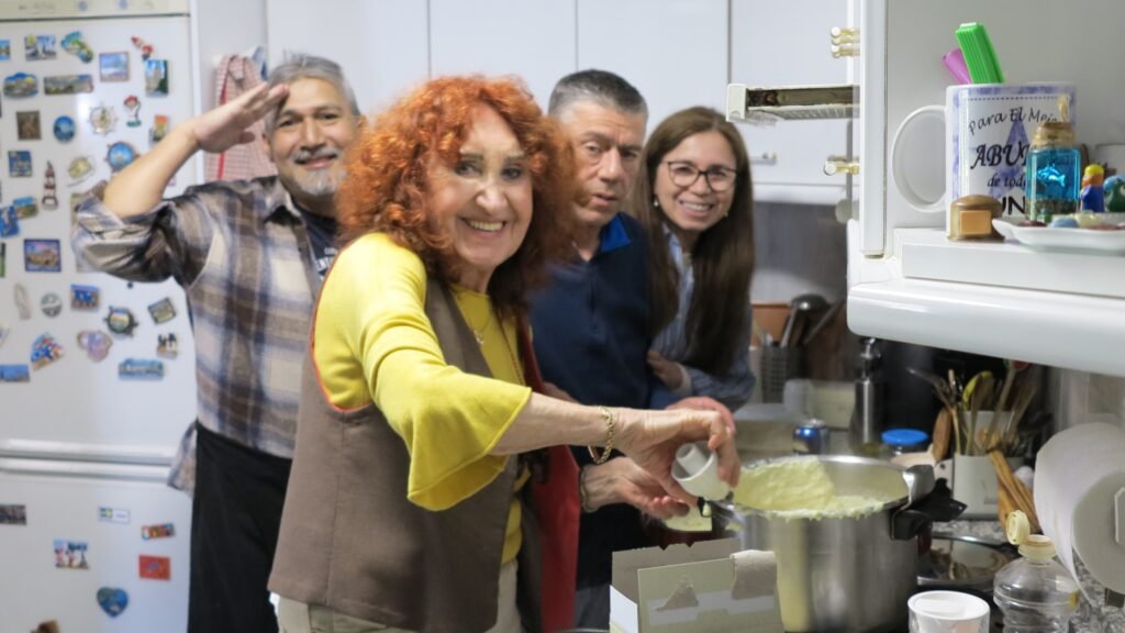 en la cocina