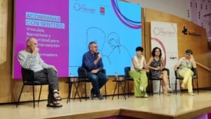 Sebas hablando en la sesión FACIAM