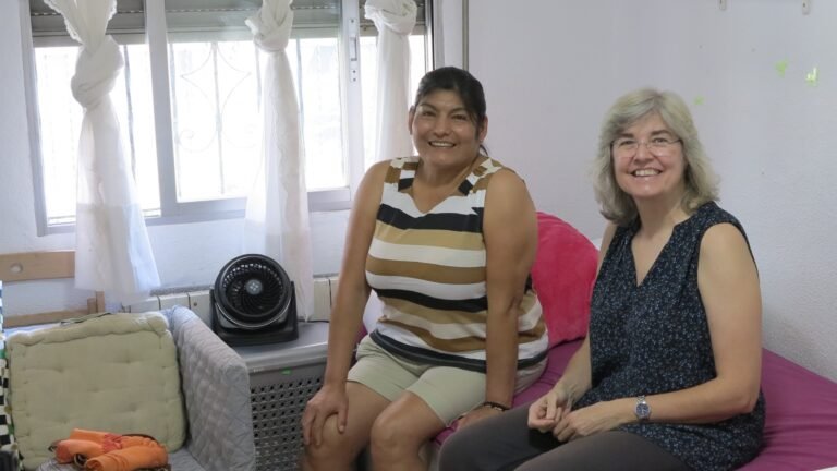 Silvia con Rosa en A6