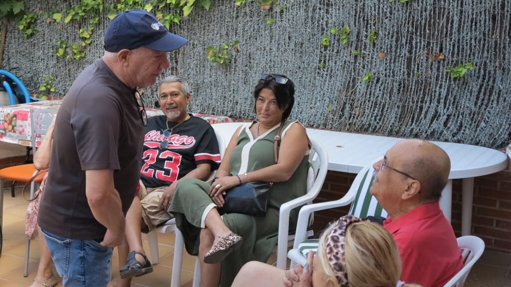 Manuel, Nezha, Eduardo y Santiago