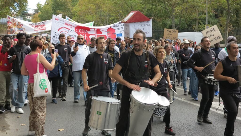 batucada en la marcha