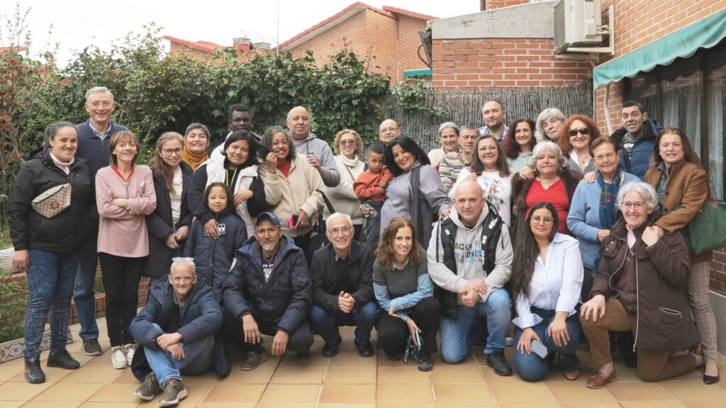 Grupo en encuentro caravanero