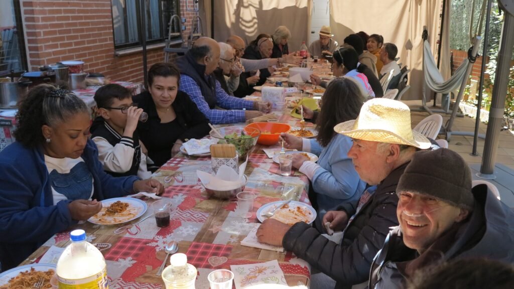 Otro ángulo de la mesa