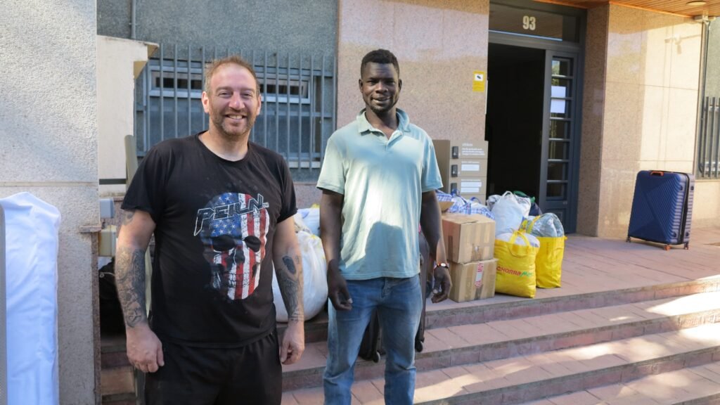 Pape y José en mudanza