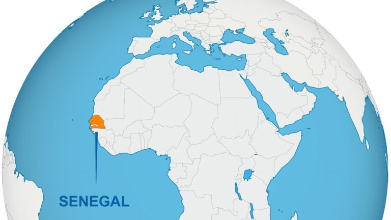 Mapa Senegal recorte